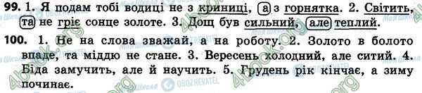 ГДЗ Українська мова 4 клас сторінка 99-100